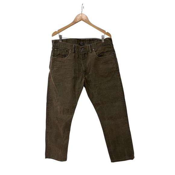 RRL Double RL Ralph Lauren Brown Slim Fit Jeans 36 X 28